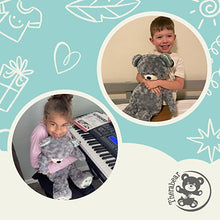 Load image into Gallery viewer, *3 New Colors/Textures added* Therabear | Talking, Teaching, Multi-Sensory Therapeutic Teddy Bear | Comforting Huggable Toy for Children of All Ages | Self-Calming Steps | Emotional Well-Being