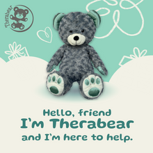 Load image into Gallery viewer, *3 New Colors/Textures added* Therabear | Talking, Teaching, Multi-Sensory Therapeutic Teddy Bear | Comforting Huggable Toy for Children of All Ages | Self-Calming Steps | Emotional Well-Being
