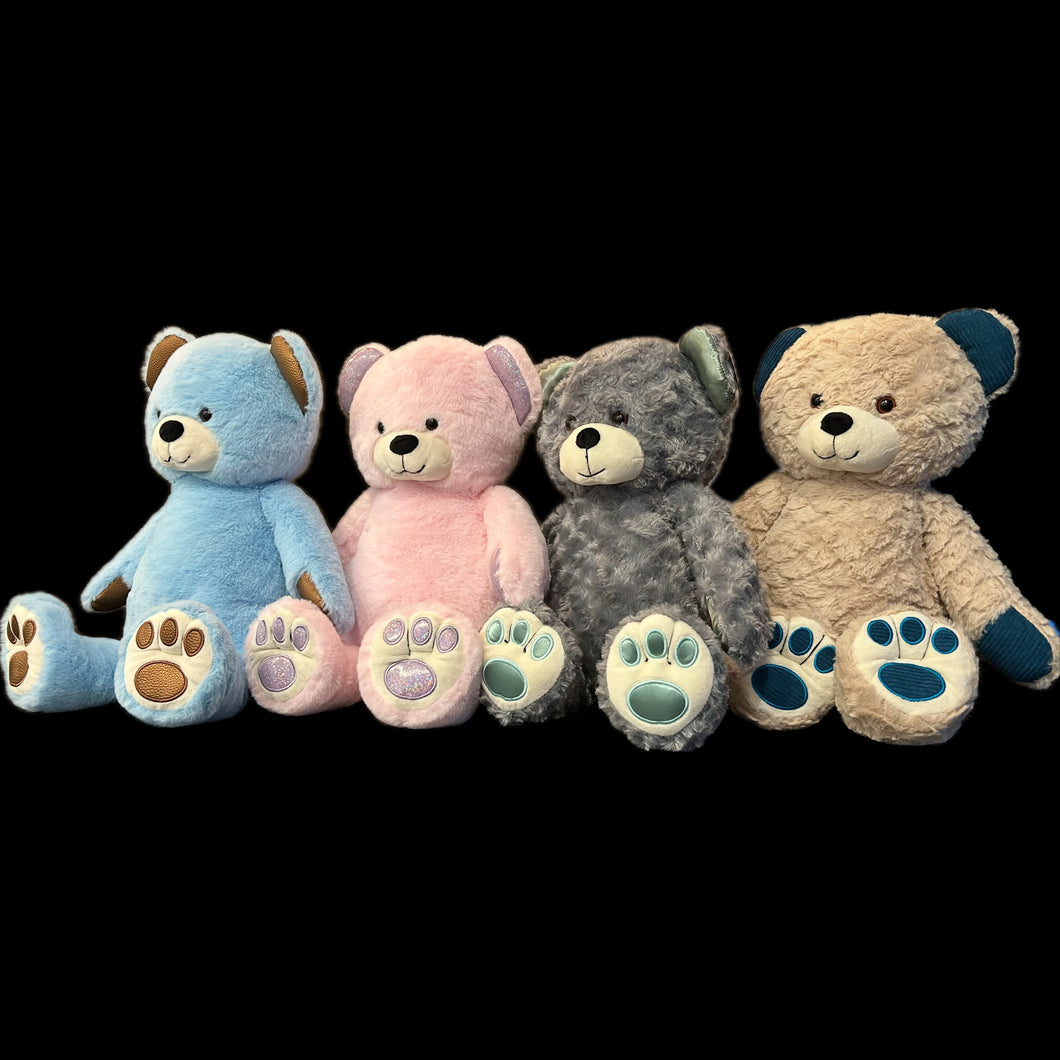 *3 New Colors/Textures added* Therabear | Talking, Teaching, Multi-Sensory Therapeutic Teddy Bear | Comforting Huggable Toy for Children of All Ages | Self-Calming Steps | Emotional Well-Being