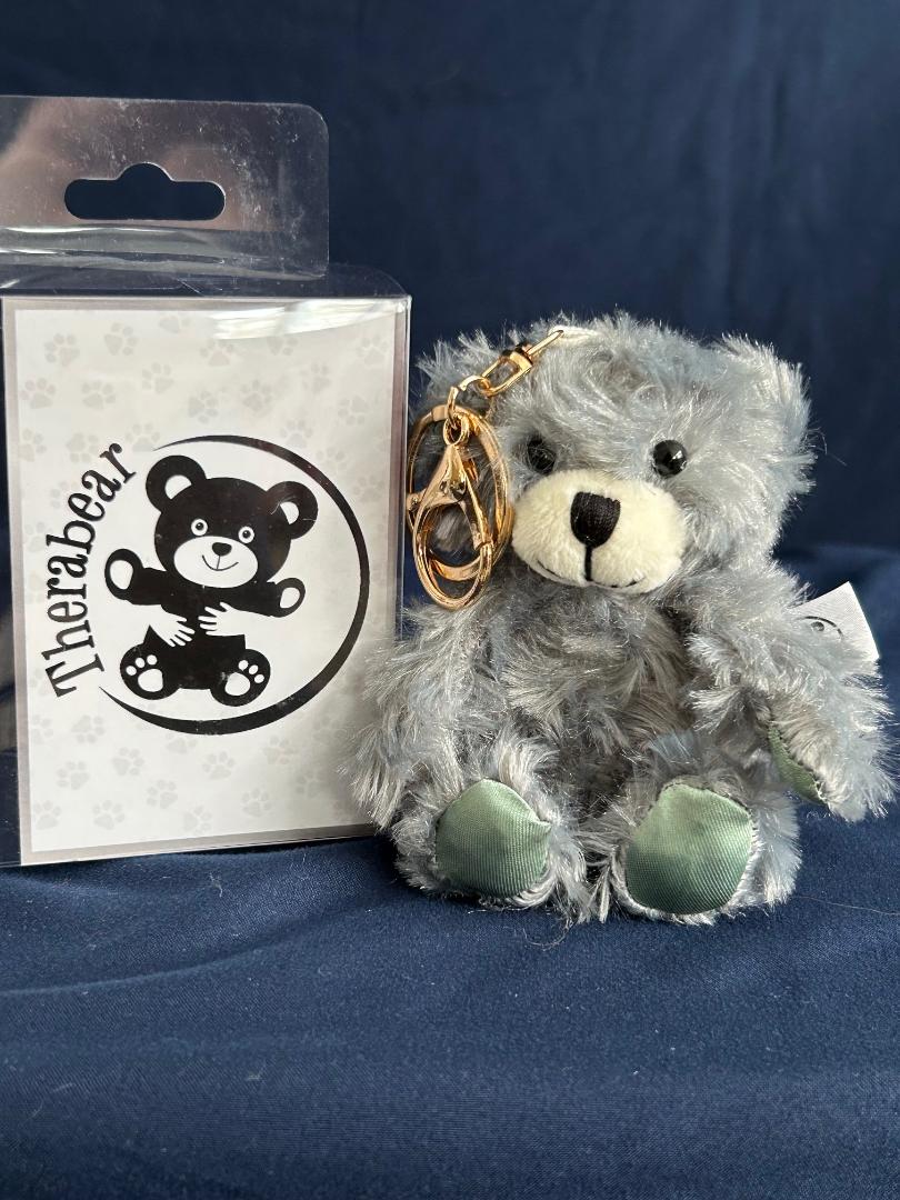 *NEW ARRIVAL* Travel Buddy Therabear | Matching Mini-Teddy Bear | Comforting Portable Toy for Children of All Ages | Positive Visual and Tactile Prompt | Quiet and Lightweight