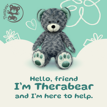 Load image into Gallery viewer, Therabear | Talking, Teaching, Multi-Sensory Therapeutic Teddy Bear | Comforting Huggable Toy for Children of All Ages | Self Calming Steps | Emotional Well-Being
